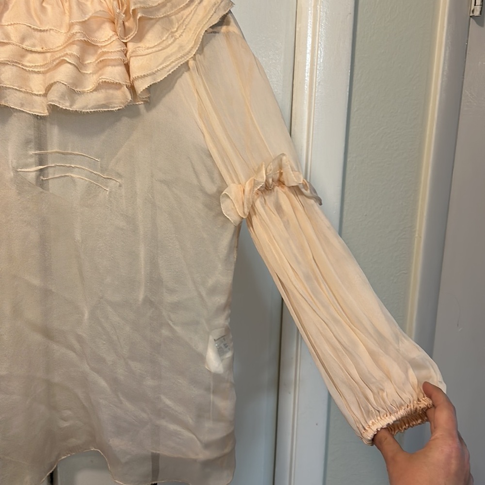 Dolce and Gabbana sheer blouse sz. 44 - Picture 2 of 6
